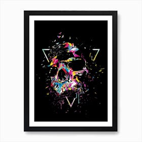 Skull X Art Print