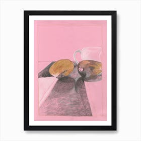 Pink Mango Art Print