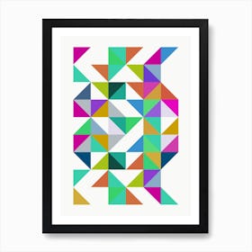 Triangles 3 Art Print