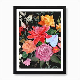 Artistic Flower Bouquet Poster