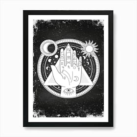 Astrology - Vintage alchemy, esotericism, spiritual, mystic 5 Art Print