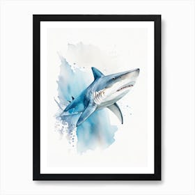 Spiny Dogfish 3 Shark Watercolour Art Print