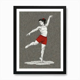 Ballet Dancer Art Print