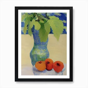 Vase And Bowl Art Print