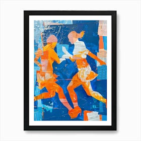 Running Women Art Print