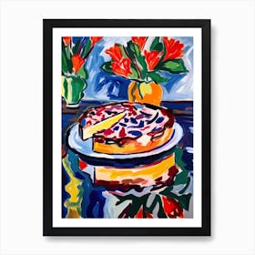 Cheesecake Painting 4 Art Print