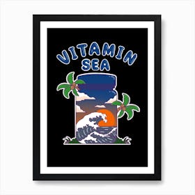 Vitamin Sea 1 Art Print