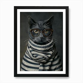 Cat In Glasses 5 Poster