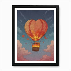 Heart Balloon 3 Art Print