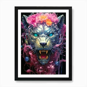 Tiger Head 1 Art Print