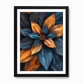 Abstract Flower 25 Art Print