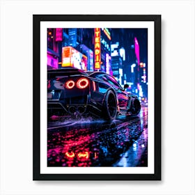 Nissan Gtr car Poster