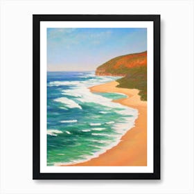 Bells Beach Australia Monet Style Art Print