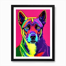 Belgian Malinois Andy Warhol Style Dog Art Print