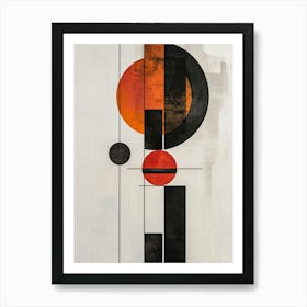 Abstract geometric Painting Art Print