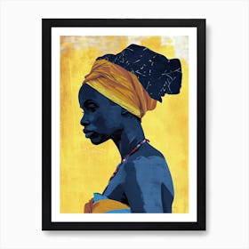 Boho Journey|The African Woman Series Art Print