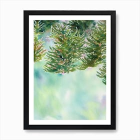 Acropora Echinata Storybook Watercolour Art Print