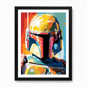 Star Wars Boba Fett 3 Art Print