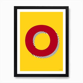 Letter O Art Print