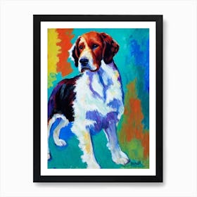 Irish Setter 2 Fauvist Style Dog Art Print