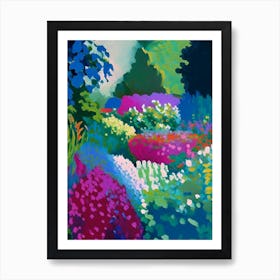 Monet S Garden, Usa Abstract Still Life Art Print