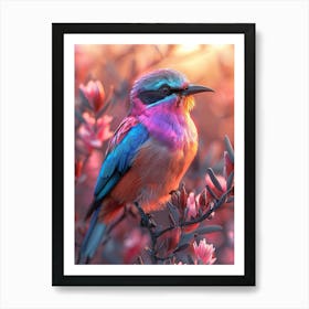 Colorful Bird 5 Art Print