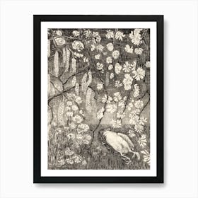 Dead Bird Under Hazel And Honeysuckle Branches (1905), Theo Van Hoytema Art Print