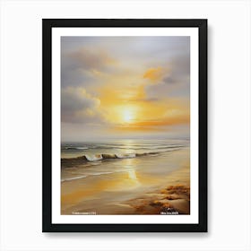 246.Golden sunset,San Francisco,USA. Art Print