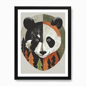 Panda Bear Canvas Print 2 Art Print