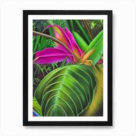 Nosara Costa Rica Soft Colours Tropical Destination Art Print