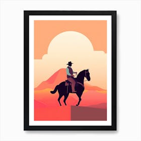 Clean Cowboy Palette Art Print