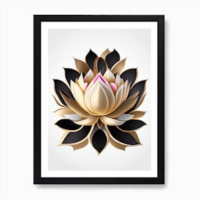 Lotus Flower, Buddhist Symbol Fauvism Matisse 5 Art Print