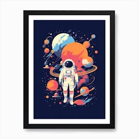 Lunar Roamer: Astronaut's Adventure Art Print