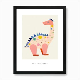 Nursery Dinosaur Art Scelidosaurus 3 Poster Art Print