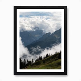 Clouds In The Alps Art Print