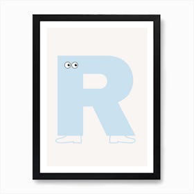 Alphabet Poster R Art Print