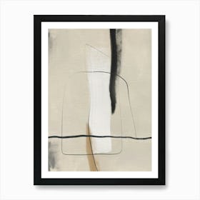 Modern Neutral Abstract 2 Art Print