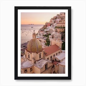 Positano Sunset  Art Print