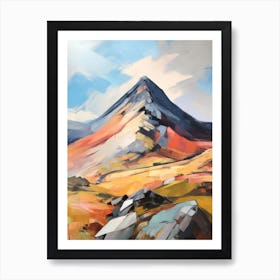 Beinn A Chlachair Scotland 2 Mountain Painting Art Print
