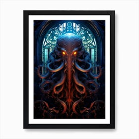 Cthulhu Kraken Monster Art Print