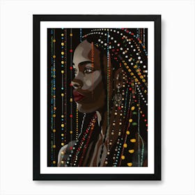 Afro-American Woman 62 Art Print