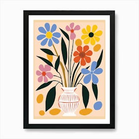 Flowers In A Vase 63 Art Print