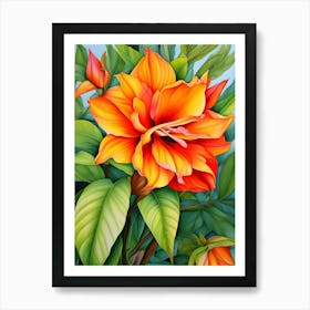 Hibiscus 31 Art Print