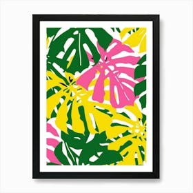 Tropical Leaves 160 Art Print