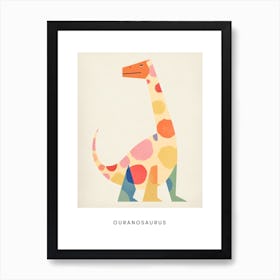 Nursery Dinosaur Art Ouranosaurus 2 Poster Art Print