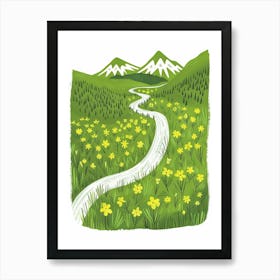 Road In The Mountains 4 Art Print