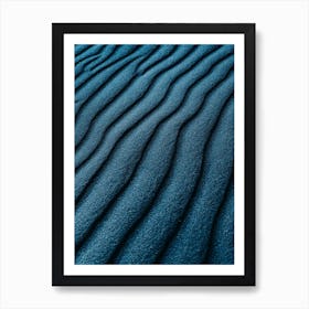 Blue Sand 1 Art Print