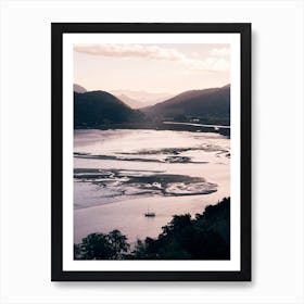 Sunset Over The Inlet Art Print