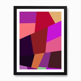 Abstract Geometric Artwork (40) Art Print