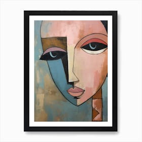 Face Of A Woman 14 Art Print